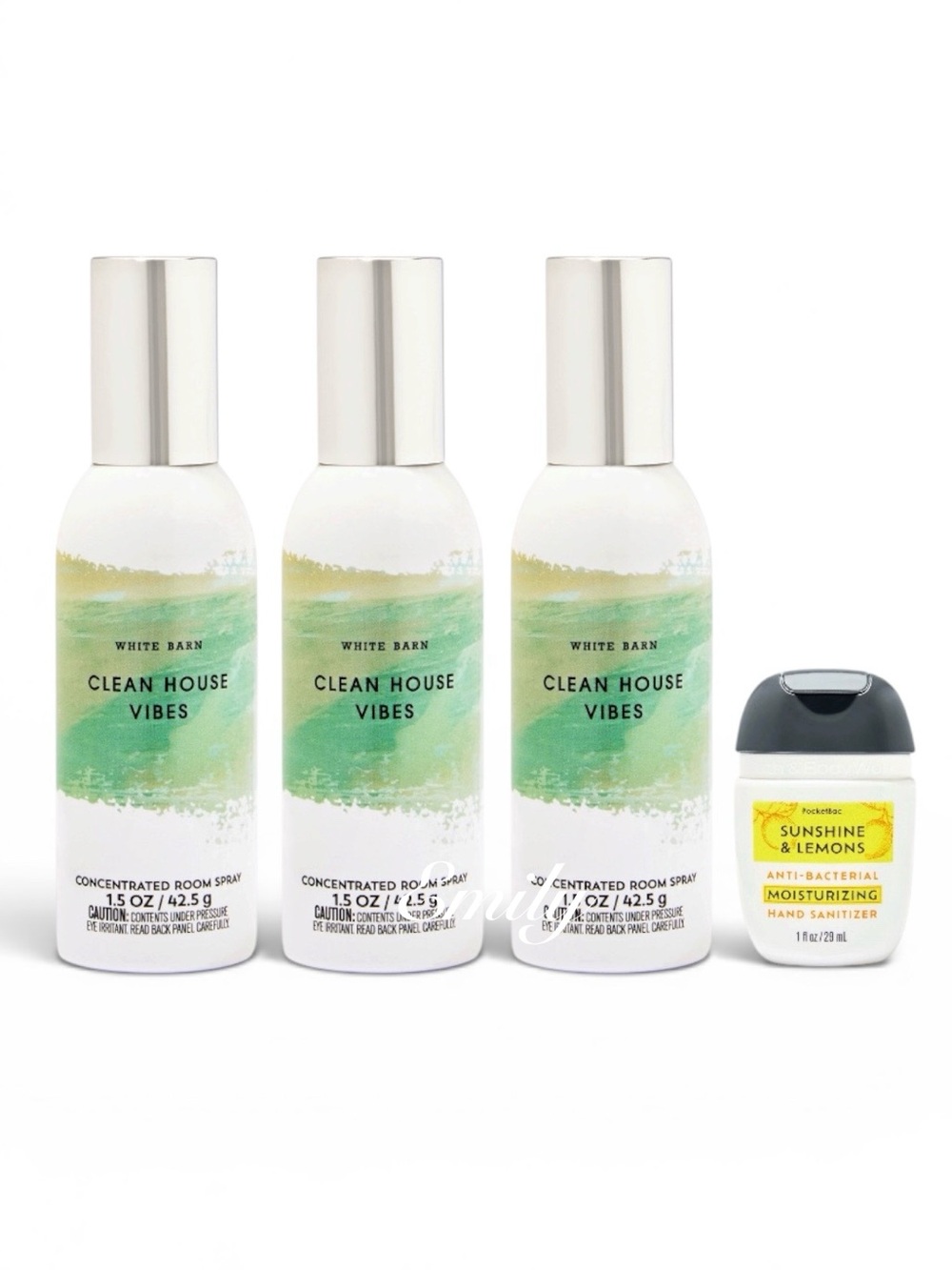 3X Bath & Body Works CLEAN HOUSE VIBES Concentrated Room Sprays